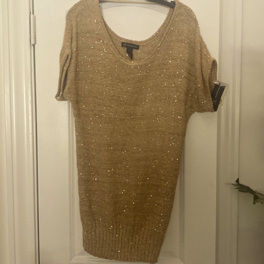 Sparkly INC Gold Top